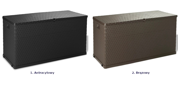 Produkt Brązowa skrzynia ogrodowa - Quest - zdjęcie numer 3