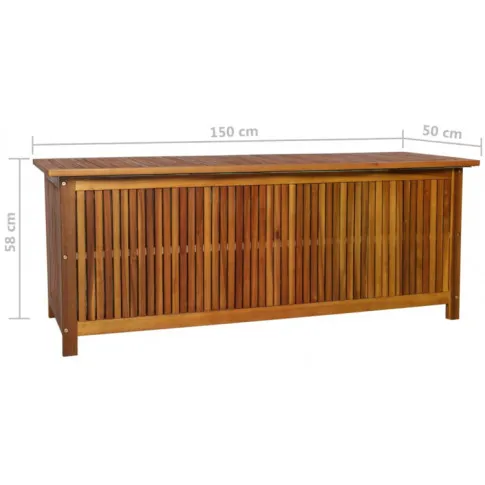 Wymiary skrzyni ogrodowej Ria 3X