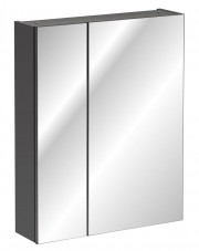 Wisząca szafka łazienkowa z lustrem - Moreno 4X 60 cm w sklepie Edinos.pl