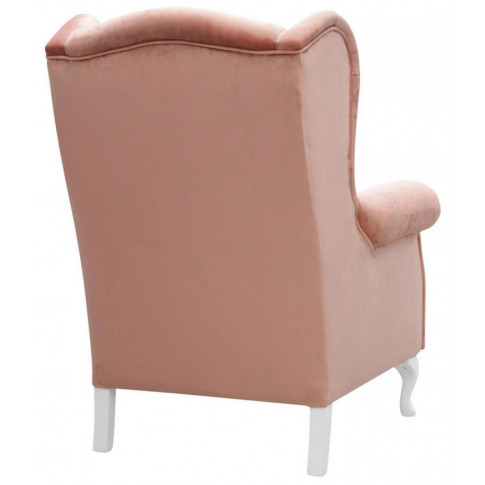 Fotel uszak różowy Atinos