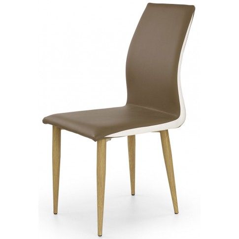 Zdjęcie produktu Tapicerowane krzesło Ardon - brązowe.