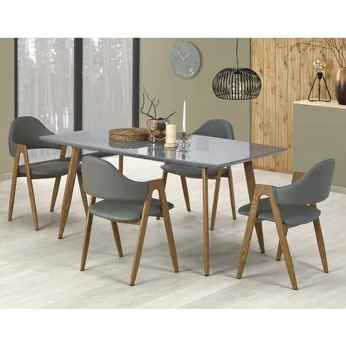 Fotografia Stół rozkładany Eric - Popiel z kategorii Stoły