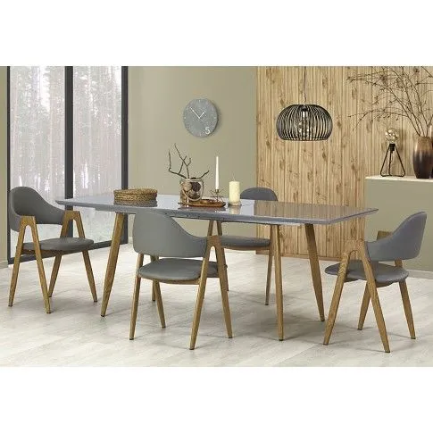 Zdjęcie popielaty stół rozkładany Eric | Edinos.pl