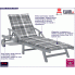 Rozkładany leżak ogrodowy Solar
