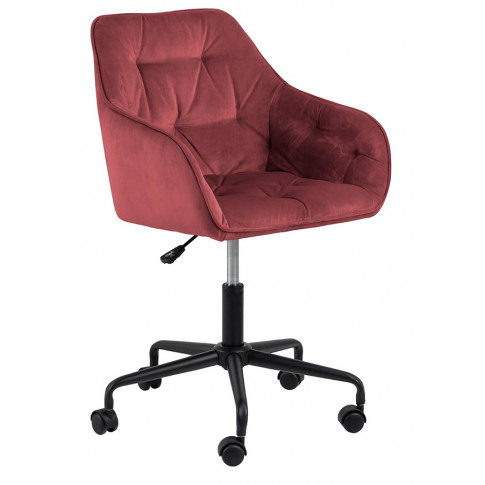 Czerwony fotel Pammi do biura