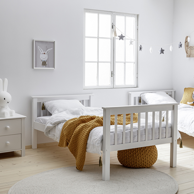 Pietrowe łóżko dla dzieci rozkładane na dwa wolnostjace łóżka Toca 3X