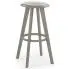 Zdjęcie produktu Okrągły hoker barowy Tores - popielaty.