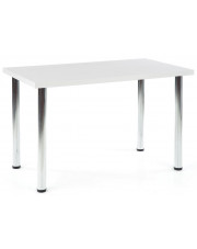 Biały minimalistyczny stół kuchenny - Mariko 3X w sklepie Edinos.pl