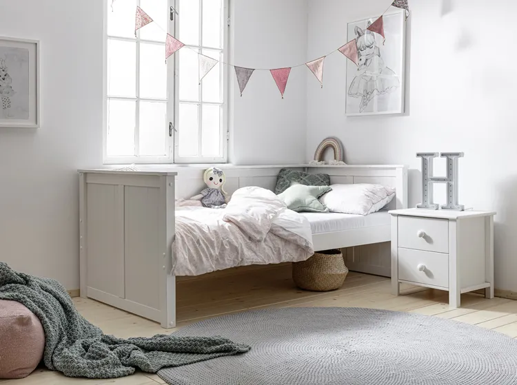 Drewniane łóżko daybed dla dzieci i młodzieży 90 cm Isadora 6X