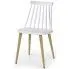 Zdjęcie produktu Minimalistyczne krzesło Erfan - białe.