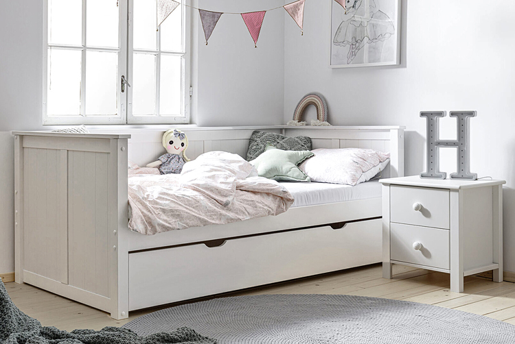 Drewniane łóżko daybed dla dzieci i młodzieży Isadora 7X