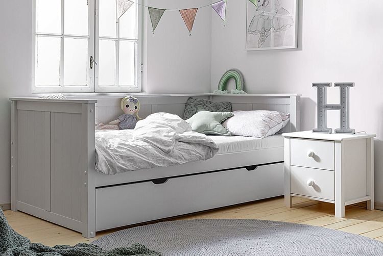 Drewniane łóżko daybed dla dzieci i młodzieży Isadora 7X