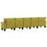 Dekoracyjna 5-osobowa zielona sofa Alaia 5X 