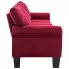 Dekoracyjna 5-osobowa sofa czerwona Alaia 5X