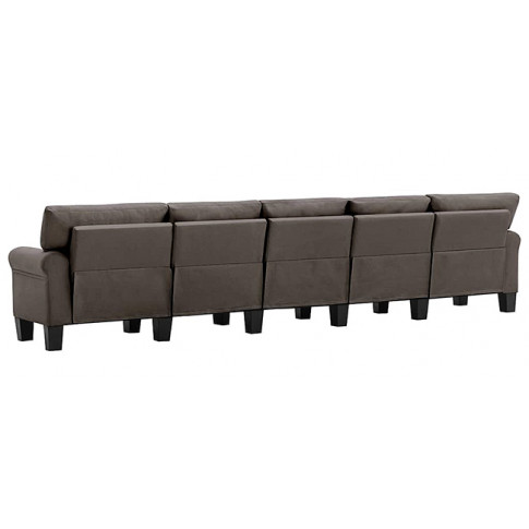 Dekoracyjna 5-osobowa sofa taupe Alaia 5X