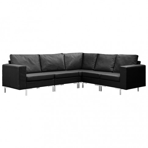 5 osobowa sofa narozna arreta5q czarna