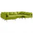 Sofa modułowa z zielonej tkaniny - Astoa 9Q