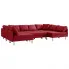 9 czesciowa sofa modulowa astoa9q czerwone wino