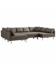 Sofa modułowa z tkaniny taupe - Astoa 9Q