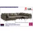 Sofa modułowa z tkaniny taupe Astoa 9Q