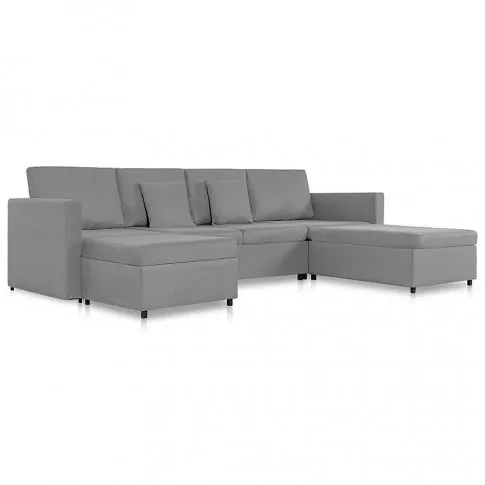 rozkladana sofa arbre4x tkanina jasnoszara