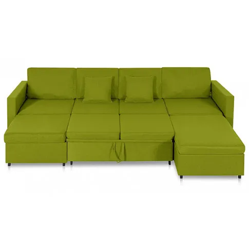 4-osobowa rozkładana zielona sofa Arbre 4X