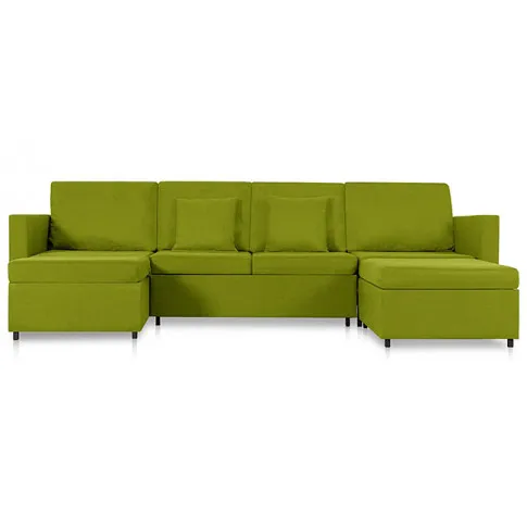 4-osobowa rozkładana zielona sofa Arbre 4X