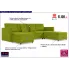 4-osobowa rozkładana zielona sofa Arbre 4X