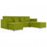4-osobowa rozkładana zielona sofa - Arbre 4X