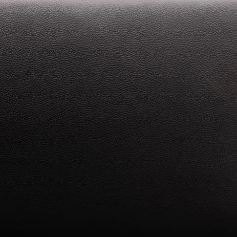 7-osobowa czarna sofa narożna, ekoskóra, Sirena 2X