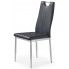 Zdjęcie produktu Krzesło tapicerowane Vulpin - czarne.