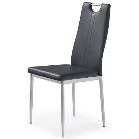 Zdjęcie produktu Krzesło tapicerowane Vulpin - czarne.