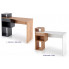 Szczegółowe zdjęcie nr 4 produktu Designerskie biurko dąb złoty/biały - Lider
