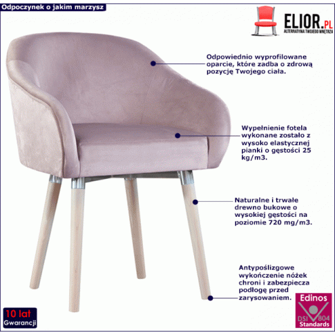 Tapicerowany fotel Iveris 2X