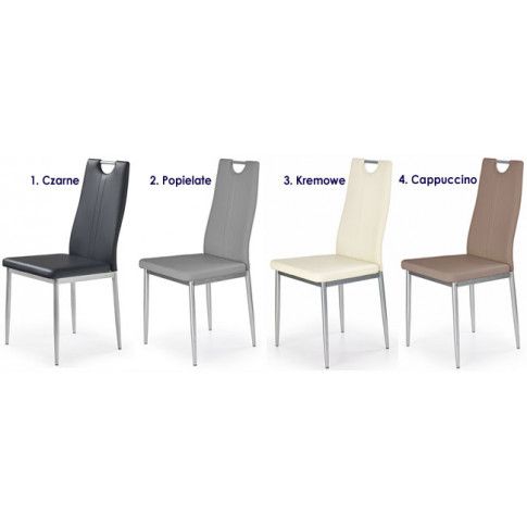 Zdjęcie kremowe krzesło tapicerowane Vulpin - sklep Edinos.pl