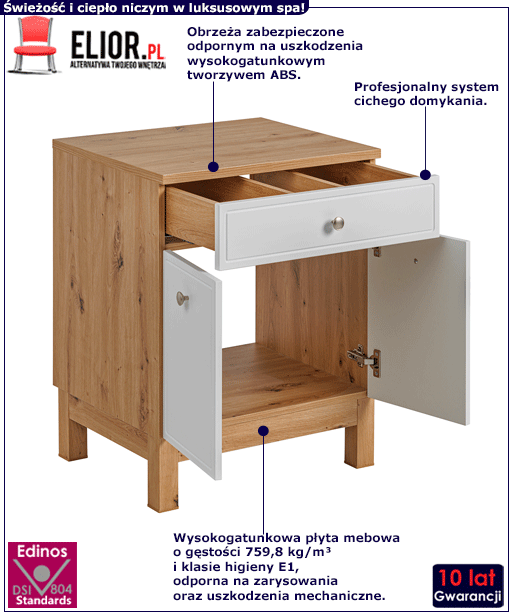 Nowoczesna stojąca szafka pod umywalkę Belissa
