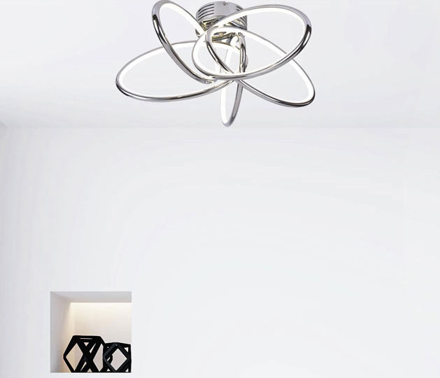 Nowoczesna lampa sufitowa LED ringi EXX265-Levira