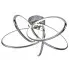 Nowoczesna chromowana lampa sufitowa LED ringi EXX265-Levira