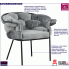 Szary fotel nowoczesny Renfi 3X
