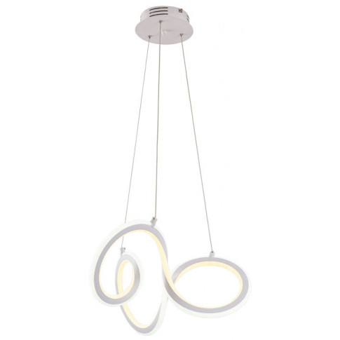 Biała nowoczesna lampa wisząca LED S005-Nevro
