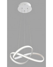 Biała lampa wisząca LED serpentyna - S008-Tinis w sklepie Edinos.pl