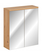Wisząca szafka łazienkowa z lustrem - Belissa 6X 60cm w sklepie Edinos.pl