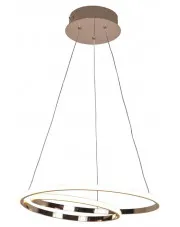 Lampa wisząca LED serpentyna różowe złoto - S012-Mezo w sklepie Edinos.pl