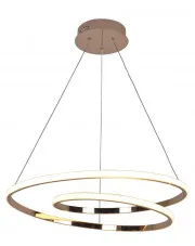 Lampa wisząca LED glamour różowe złoto - S013-Mezo w sklepie Edinos.pl