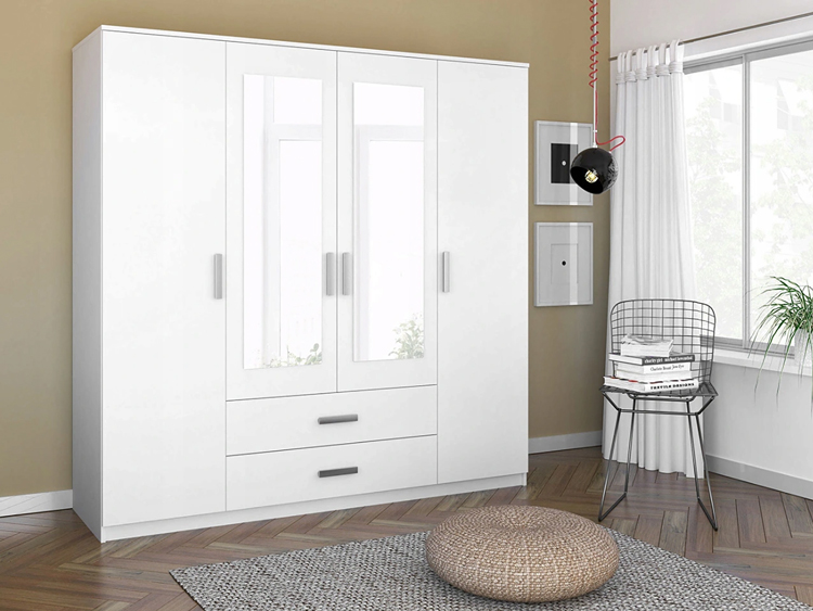 Duża szafa do przedpokoju, salonu, sypialni Besari 3S