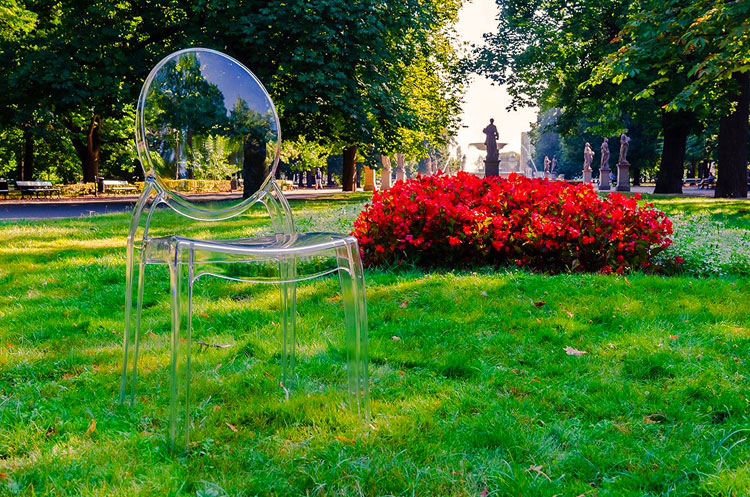 Produkt Transparentne krzesło sztaplowane - Kortul - zdjęcie numer 2