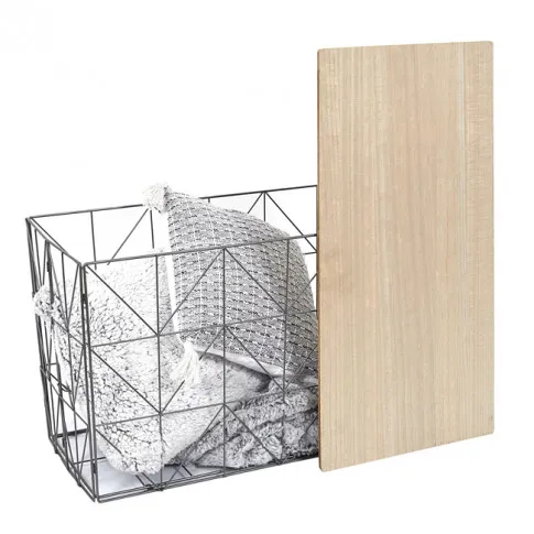 Czarny stolik Tulmi kosz praktyczny