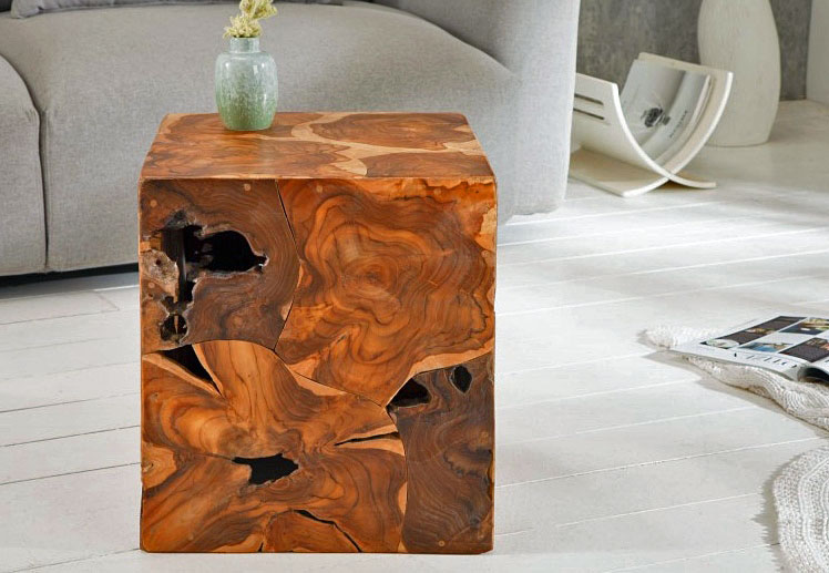 Produkt Stolik kawowy drewniany do salonu - Raffo 3X - zdjęcie numer 2