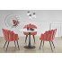 Zdjęcie zielone krzesło tapicerowane w stylu glamour Zusi - sklep Edinos.pl