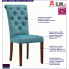 Tapicerowane krzesło z kołatka Ewers